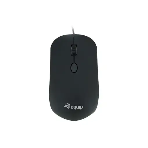 Equip 245114 ratón Oficina Ambidextro USB tipo A Óptico 1600 DPI