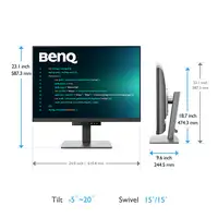BenQ RD280U pantalla para PC 71,6 cm (28.2") 3840 x 2560 Pixeles 4K Ultra HD Negr
