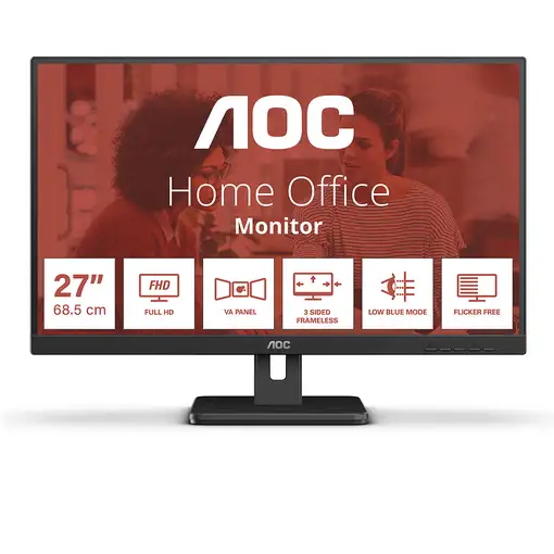 AOC 27E3UM pantalla para PC 68,6 cm (27") 1920 x 1080 Pixeles Full HD Negro