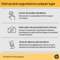 Portátil HP 15-fc0111ns 15.6\ Ryzen 7-7730U/ 8GB/ SSD 512GB/ FREEDOS