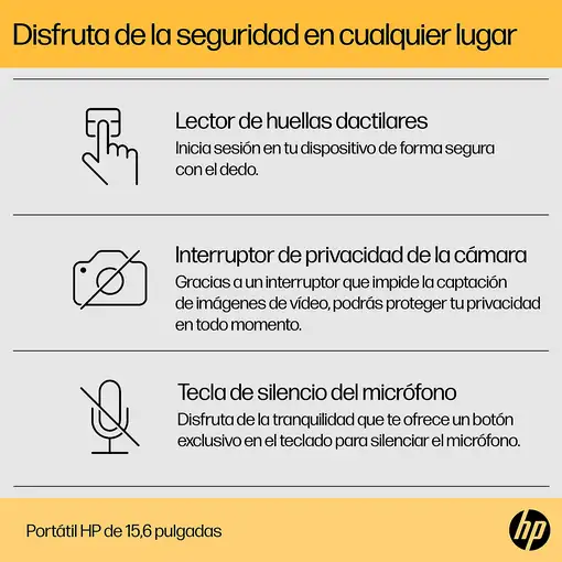 Portátil HP 15-fc0111ns 15.6\ Ryzen 7-7730U/ 8GB/ SSD 512GB/ FREEDOS