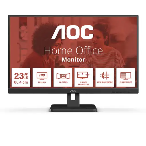 AOC 24E3UM pantalla para PC 61 cm (24'') 1920 x 1080 Pixeles Full HD Negro AOC 24E3UM pantalla para PC 61 cm (24'') 1920 x 1080 Pixeles Full HD Negro