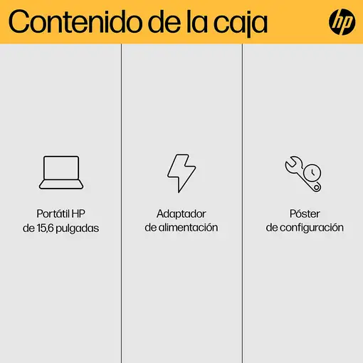 HP 15-fc0116ns AMD Ryzen™ 7 7730U Portátil 39,6 cm (15.6\) Full HD 16 GB DDR4-SDRA