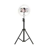 Ksix KIT STUDIO LIVE MAX ARO DE LUZ CON TRÍPODE SUELO 1,60 M PARA SMARTPHONE