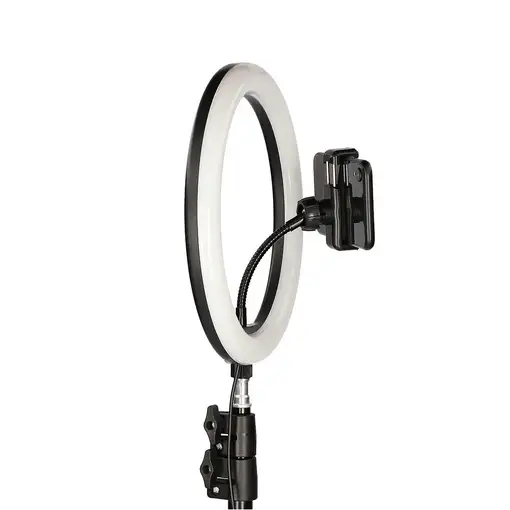 Ksix KIT STUDIO LIVE MAX ARO DE LUZ CON TRÍPODE SUELO 1,60 M PARA SMARTPHONE