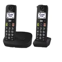 Panasonic KX-TGU112 Teléfono DECT Identificador de llamadas Negro
