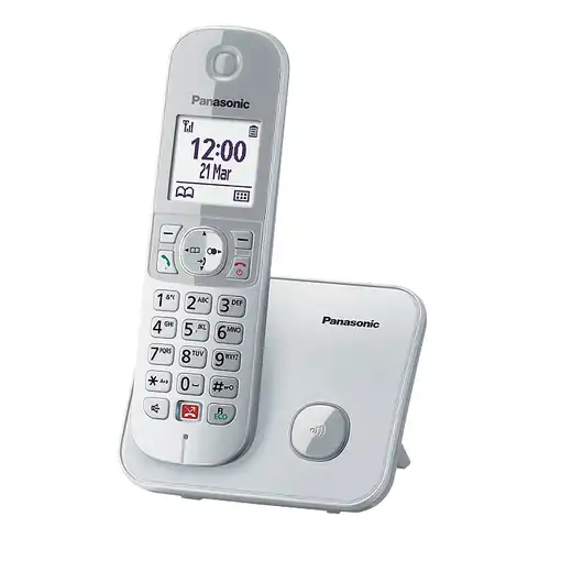 Panasonic KX-TG6851SPS teléfono Teléfono DECT Identificador de llamadas Gris, Pla