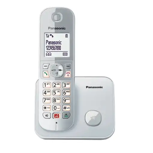 Panasonic KX-TG6851SPS teléfono Teléfono DECT Identificador de llamadas Gris, Pla
