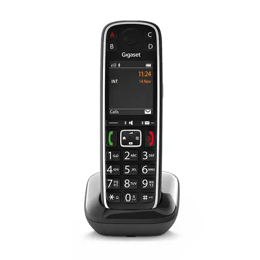 Gigaset E720 Teléfono DECT/analógico Identificador de llamadas Negro