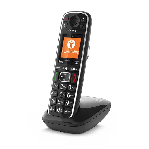 Gigaset E720 Teléfono DECT/analógico Identificador de llamadas Negro