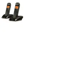 Motorola S12 Duo Teléfono DECT Identificador de llamadas Negro