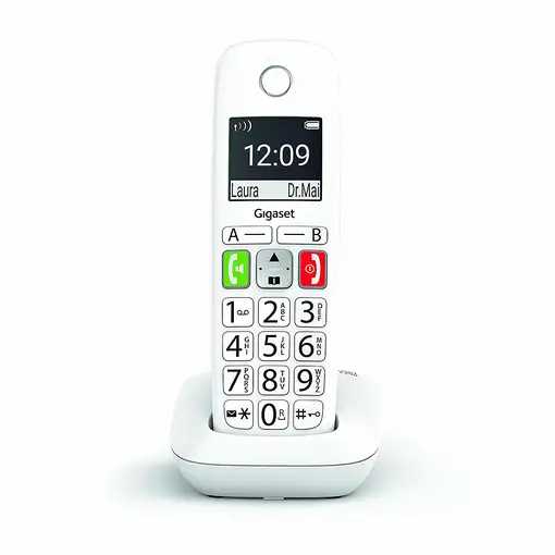 Gigaset E290 Teléfono DECT/analógico Identificador de llamadas Blanco