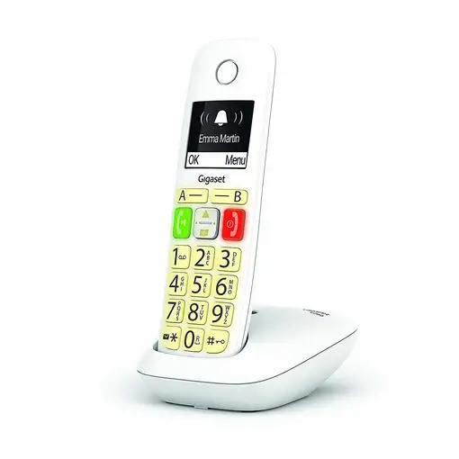 Gigaset E290 Teléfono DECT/analógico Identificador de llamadas Blanco