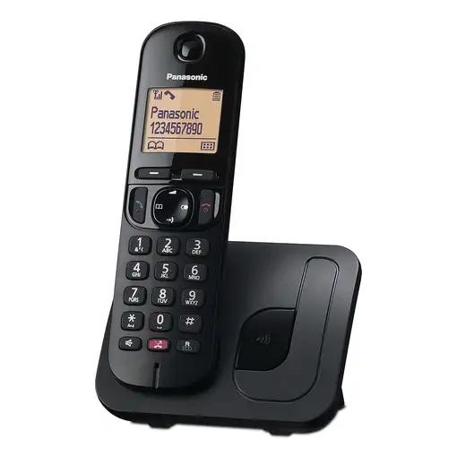 Panasonic KX-TGC250 Teléfono DECT Identificador de llamadas Negro