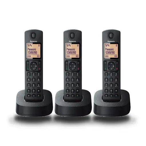 Panasonic KX-TGC313SPB teléfono Teléfono DECT Identificador de llamadas Negro