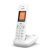 Gigaset E390 Teléfono DECT/analógico Identificador de llamadas Blanco