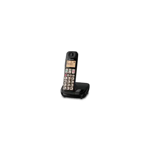 Panasonic KX-TGE310SPB teléfono Teléfono DECT Identificador de llamadas Negro
