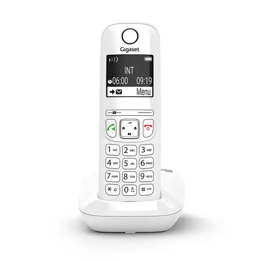 Gigaset AS690 Teléfono DECT/analógico Identificador de llamadas Blanco