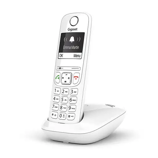 Gigaset AS690 Teléfono DECT/analógico Identificador de llamadas Blanco