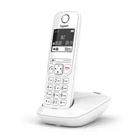 Gigaset AS690 Teléfono DECT/analógico Identificador de llamadas Blanco