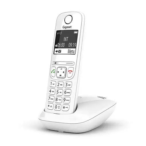 Gigaset AS690 Teléfono DECT/analógico Identificador de llamadas Blanco