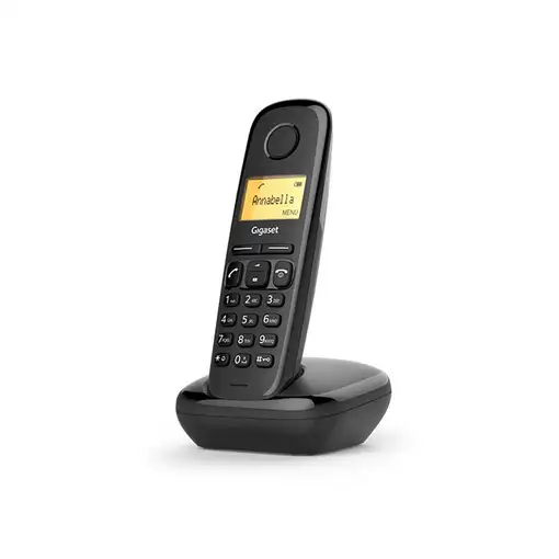 Gigaset A170 Duo Teléfono DECT/analógico Identificador de llamadas Negro