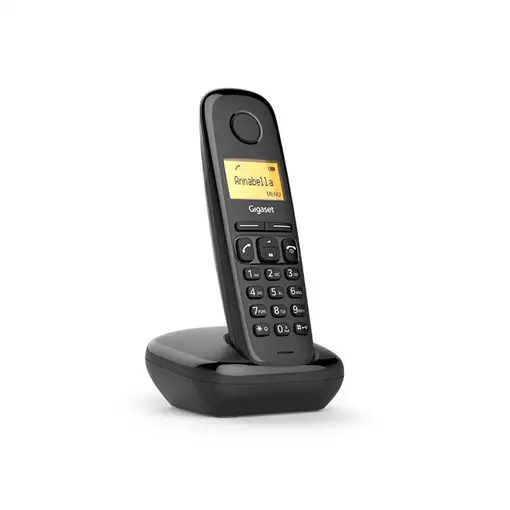 Gigaset A170 Duo Teléfono DECT/analógico Identificador de llamadas Negro
