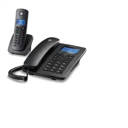 Motorola C4201 Teléfono DECT/analógico Identificador de llamadas Negro