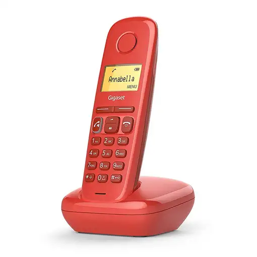 Gigaset A270 Teléfono DECT Identificador de llamadas Rojo Gigaset A270 Teléfono DECT Identificador de llamadas Rojo
