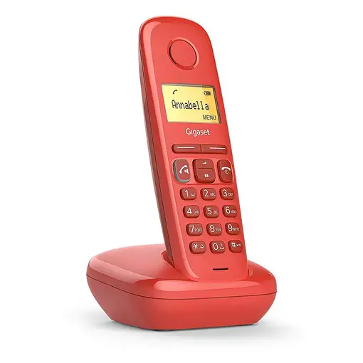 Gigaset A270 Teléfono DECT Identificador de llamadas Rojo