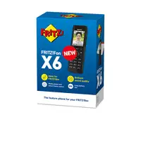 Fon FRITZ! X6 INT Teléfono DECT Identificador de llamadas Negro