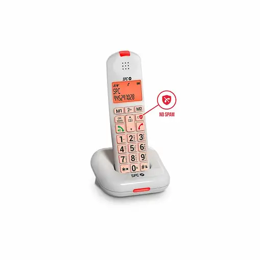 SPC Comfort Kairo Teléfono DECT Identificador de llamadas Blanco