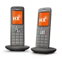 Gigaset CL660HX Teléfono DECT/analógico Identificador de llamadas Antracita, Negr