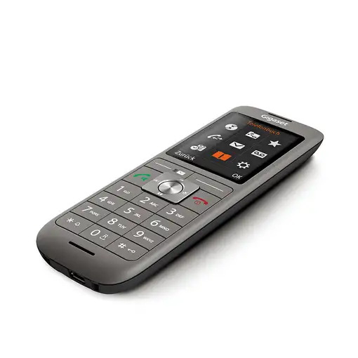 Gigaset CL660HX Teléfono DECT/analógico Identificador de llamadas Antracita, Negr