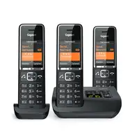Gigaset COMFORT 550A Teléfono analógico Identificador de llamadas Negro