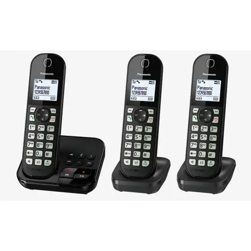 Panasonic KX-TGC 463GB Teléfono DECT Identificador de llamadas Negro