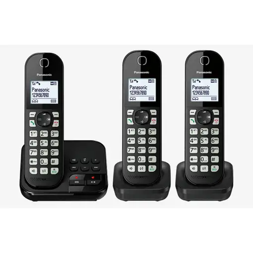 Panasonic KX-TGC 463GB Teléfono DECT Identificador de llamadas Negro