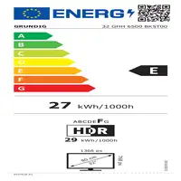 Grundig 32GHH6500 Televisor 81,3 cm (32\) HD Smart TV Wifi Negro