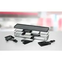Rommelsbacher RC 800 parrilla de interior 4 personas(s) 795 W Negro, Plata