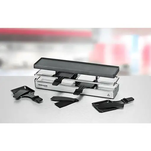 Rommelsbacher RC 800 parrilla de interior 4 personas(s) 795 W Negro, Plata