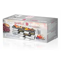 Rommelsbacher RC 800 parrilla de interior 4 personas(s) 795 W Negro, Plata