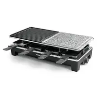 Rommelsbacher RCS 1350 parrilla de interior 8 personas(s) 1350 W Negro, Acero inox