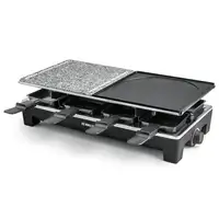 Rommelsbacher RCS 1350 parrilla de interior 8 personas(s) 1350 W Negro, Acero inox