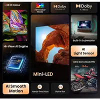 Televisor ULED 75'' 4K Ultra HD Negro Smart 20015823 HISENSE Televisor ULED 75'' 4K Ultra HD Negro Smart 20015823 HISENSE