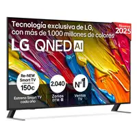 Televisor QNED 65" 4K Ultra HD Negro Smart 65QNED84A6C.AEU LG