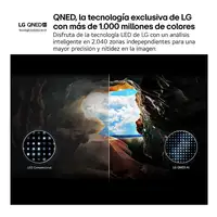 Televisor QNED 65" 4K Ultra HD Negro Smart 65QNED84A6C.AEU LG