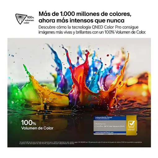 Televisor QNED 65" 4K Ultra HD Negro Smart 65QNED84A6C.AEU LG