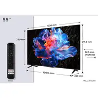 Televisor LED 55" 4K Ultra HD Metálico Smart 55P6K TCL Televisor LED 55" 4K Ultra HD Metálico Smart 55P6K TCL