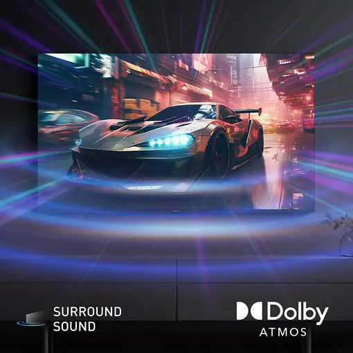 Televisor QLED 55'' 4K Ultra HD Negro Smart TV-55W80AEZ PANASONIC