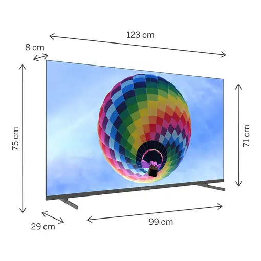 Televisor QLED 55" 4K Ultra HD Gris Smart 55QG4S14 THOMSON